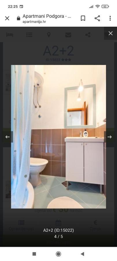 Vega Apartments Podgora Kültér fotó